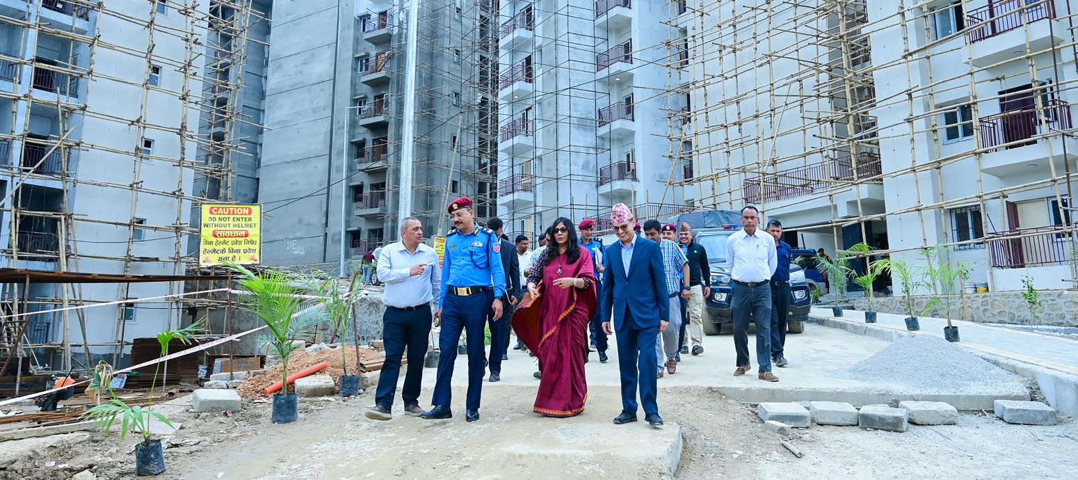 राष्ट्रिय प्रहरी प्रशिक्षण प्रतिष्ठान परियोजनाको स्थलगत भ्रमण तथा अनुगमन । मिति २०८३/०२/३० गते ।
